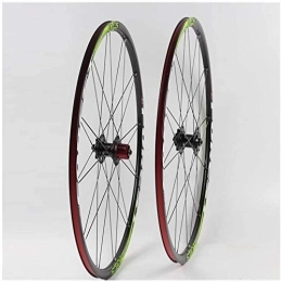 TYXTYX Mountain Bike Wheel TYXTYX 26 inches MTB bicycle wheels, double-walled front wheel rear wheel set mountain bike quick release wheel brake 8 9 10 Palin gear bearings 24 H