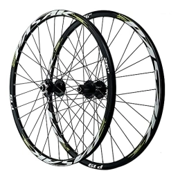 TYXTYX Mountain Bike Wheel TYXTYX Bicycle Wheel Set, 26 / 27.5 / 29" Mountain Bike Wheelset Double Walled Aluminum Alloy MTB Rim Cycling Wheels 12 Speed Cassette 32H Quick Release 6 Nail Disc Brake (Color : A, Size : 29INCH)