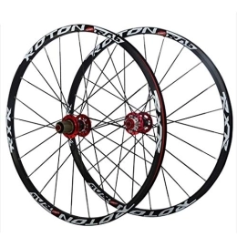 TYXTYX Mountain Bike Wheel TYXTYX Bicycle Wheel Set 26 / 27.5 / 29" MTB Double Wall Alloy Rim 24H Bike Front And Rear Wheel Carbon Hub Disc Brake Sealed Bearing QR For 7 / 8 / 9 / 10 / 11 Speed Cassette