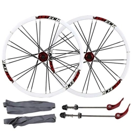 TYXTYX Mountain Bike Wheel TYXTYX Bicycle Wheelset 26 Inch Double Wall Alloy Rim Disc Brake MTB Wheel Quick Release American Valve 7 / 8 / 9 / 10 Speed Cassette