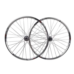 TYXTYX Mountain Bike Wheel TYXTYX Bicycle Wheelset for 26" MTB Front Rear Wheels Double Wall Alloy Rim Quick Release Disc Brake 32 Hole 8 9 10 Speed Silver