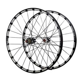 TYXTYX Spares TYXTYX Bike Wheel 26 / 27.5Inch MTB Double Wall Alloy Rim Bicycle Wheel Set Quick Release Carbon Hubs 24 Hole Disc Brake 8 9 10 11 Speed