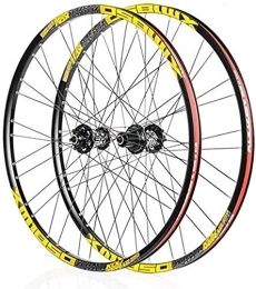 TYXTYX Mountain Bike Wheel TYXTYX Bike Wheel Tyres Spokes Rim 26 / 27.5 Inch Cycling Wheelset, Double-Walled MTB Rim Fast Release Disc Brake Bicycle Wheels, 32H for Shimano Or Sram 8 9 10 11 Speed