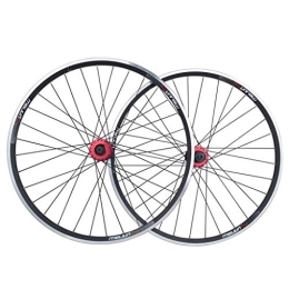 TYXTYX Mountain Bike Wheel TYXTYX Bike Wheelset 26, Double Wall MTB Rim Quick Release V-Brake Disc Brake Hybrid Mountain Bike Hole Disc 7 8 9 10 Speed