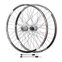 TYXTYX Mountain Bike Wheel TYXTYX Mountain Bicycle Wheelset 26 in 27.5”, Aluminum Alloy Quick Release Hybrid / MTB Bike Disc Brake Support 8 / 9 / 10 / 11 Speed Wheels
