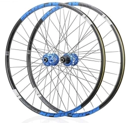 TYXTYX Spares TYXTYX Mountain Bike Wheels, Bicycle Wheelset 26 / 29 / 27.5 Inch Front Rear Wheelset Double-Walled MTB Rim Fast Release Disc Brake 32Holes 4 Palin 8-11 Speed