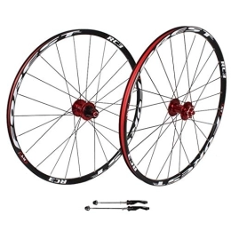 TYXTYX Mountain Bike Wheel TYXTYX Mountain Bike Wheelset, 26 Inch MTB Bike Wheel Set Disc Rim Brake 11 Speed Sealed Bearings Hub Hybrid Bike Touring