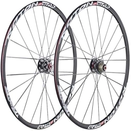 TYXTYX Mountain Bike Wheel TYXTYX Mountain Bike Wheelset Bicycle Wheels Double Wall Alloy Rim Carbon Drum F2 R5 Palin Bearing Quick Release Disc Brake 24H 11 Speed 1820G, B, 26inch