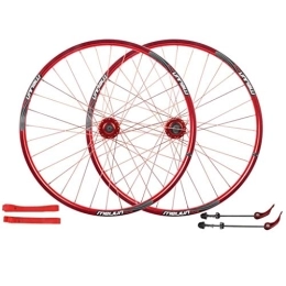 TYXTYX Spares TYXTYX MTB 26 Inch Bicycle Wheelset Double Wall Alloy Rim Disc Brake Quick Release Bike Wheel 7 / 8 / 9 / 10 Speed Cassette