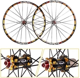 TYXTYX Mountain Bike Wheel TYXTYX MTB Bicycle Wheel Set 26 27.5in Double Wall Carbon wheel hub first two rear 5 Palin Quick Release disc brake 7 8 9 10 11 Speed ?3 colors