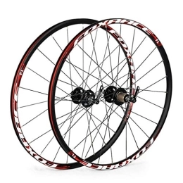 TYXTYX Mountain Bike Wheel TYXTYX MTB Wheelset 26 for Mountain Bike Front and Rear Double Wall Alloy Rim Bicycle Wheel 6 Palin Bearing Disc Brake QR 1700g 7-11 Speed Cassette Hub 24H
