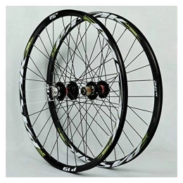 SN Spares Ultralight Bicycle Wheel Set Aluminum Alloy Mtb Front Rear Wheel Double Wall Cassette Quick Release Disc Brake 7 / 8 / 9 / 10 / 11Speed Wheel (Color : D, Size : 29IN)