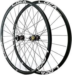 UPPVTE Spares UPPVTE 24 Holes Mountain Bike Wheelset, 26 / 27.5 / 29 Inch Bicycle Wheel Light-Alloy MTB Rim Barrel Shaft Disc Brake 8 9 10 11 12 Speed Wheel (Color : Silver-1, Size : 29inch)