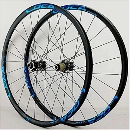 UPPVTE Mountain Bike Wheel UPPVTE 26 / 27.5 / 29 In Mountain Bike Wheelset, Bicycle Wheel Alloy Rim MTB 8-12 Speed With Straight Pull Hub 24 Holes Disc Brake Wheel (Size : 29inch)