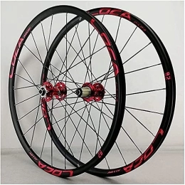 UPPVTE Mountain Bike Wheel UPPVTE 26 / 27.5 / 29in MTB Bicycle Wheelset, 24 Holes Light Alloy Wheelset Disc Rim Brake 7 8 9 10 11 12 Speed Sealed Bearings Quick Release Wheel (Size : 29inch)