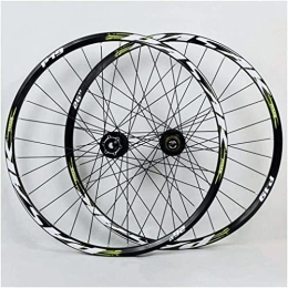 UPPVTE Mountain Bike Wheel UPPVTE 26 27.5 29Inch MTB Bicycle Wheelset, Alloy Rim Disc Brake 7-11speed Cassette Hubs Sealed Bearing QR for Mountain Bike Wheel Wheel (Color : A, Size : 26inch)