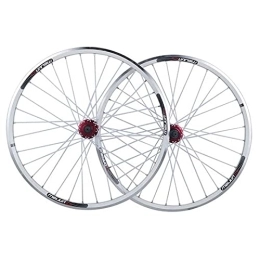 UPPVTE Spares UPPVTE 26" MTB Cycling Wheels, 32 Hole Double Layer Alloy Rim Front Rear Bike Wheelset V / disc Brake 7 8 9 10 11 Speed Wheel