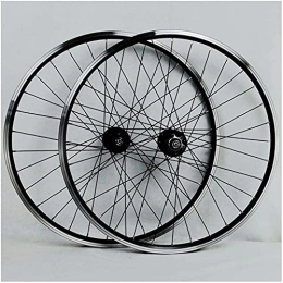 UPPVTE Spares UPPVTE Bicycle wheel 26 / 27.5 / 29 inches, V-brake double-walled aluminum alloy MTB wheel rim disc brake Hybrid / freewheel 7 8 9 10 Speed Wheel (Size : 26inch)