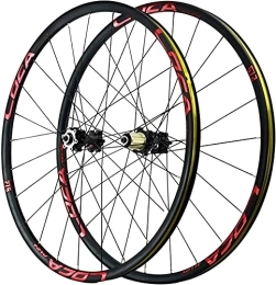 UPPVTE Mountain Bike Wheel UPPVTE MTB Bike Wheel 26 27.5 29 Inch Bicycle Wheelset, for 8-12 Speed Cassette Flywheel Disc Brake Double Wall Alloy Rim QR 24 Spoke Wheel (Color : C, Size : 27.5INCH)