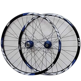 UPPVTE Spares UPPVTE MTB Bike Wheelset 26 / 27.5 / 29 Inch, Bicycle Front / Rear Wheel Disc Brake Cycling Wheels QR Double Wall Rims 32 Hole 7-11 Speed Wheel (Size : 26inch)
