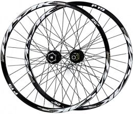 UPVPTK Mountain Bike Wheel UPVPTK 26 / 27.5 / 29In Mountain Bike Wheel, Barrel Shaft Front Rear Wheelset Disc Brake 7-11 Speed Cassette Quick Release Double Wall Disc Rims Wheel (Color : Gold, Size : 29INCH)