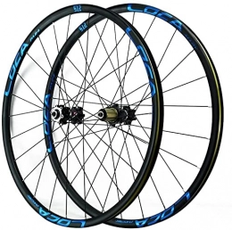 UPVPTK Mountain Bike Wheel UPVPTK Bicycle Mountain Wheels 26 / 27.5 / 29In, Quick Release Ultralight Aluminum Alloy Rims Disc Brake Front Back Wheels 8 9 10 11 12 Speed Wheel (Color : Blue, Size : 27.5INCH)