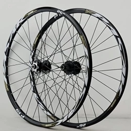 UPVPTK Spares UPVPTK MTB Bicycle Wheelset 26 / 27.5 / 29in, Quick Release Double Layer Alloy Rim Sealed Bearing 32 Holes 7 8 9 10 11 12 Speed Disc Brake Wheel (Color : Grey, Size : 29INCH)