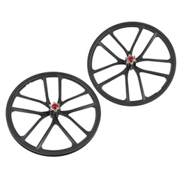 Uxsiya Spares Uxsiya Casette Wheel Set, DIY Installation Quick Release Disc Brake Wheel Stylish Flexible Black Stable Performance Professional for Mountain Bike