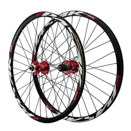 vivianan Spares vivianan 24 Inch Front Wheel Rear Wheel Set, Mountain Bike Wheelset, Disc Brake Bicycle Wheel Aluminum Alloy 8 9 10 11 12 Speed Quick Release Rim 32 H