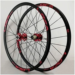 VPPV Mountain Bike Wheel VPPV Bike Wheelset 26 Inch, Double Wall 27.5" MTB Mountain Racing Cycling Wheels Disc Brake 24 Hole 7 / 8 / 9 / 10 / 11 Wheel (Size : 27.5inch)