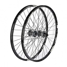 VPPV Spares VPPV Mountain Bicycle Wheelset 27.5 Inch Double Wall Disc Brake Quick Release Hybrid Rim 26 Cycling Wheel 11 Speed (Color : Titanium, Size : 27.5inch)