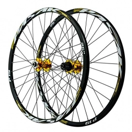 VPPV Mountain Bike Wheel VPPV MTB Bicycle Wheelset, Double Wall Aluminum Alloy 26 / 27.5 / 29 Inch Mountain Rim Disc Brake for 7 / 8 / 9 / 10 / 11 Speed (Size : 27.5 inch)