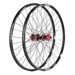 VPPV Spares VPPV MTB Bike Wheelset 26 / 27.5 / 29 Inch Magnesium Alloy Downhill Cycling Wheels Mountain Rim 8 9 10 11 Speed (Color : Red, Size : 27.5inch)