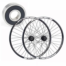 VPPV Mountain Bike Wheel VPPV MTB Wheelset 26 Inch Bike Wheels Double Wall Aluminum Alloy Hybrid / Mountain Disc Brake Cassette For 7 / 8 / 9 / 10 Speed (Size : 27.5inch)