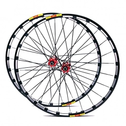 VTDOUQ Spares VTDOUQ Bicycle wheel 26 / 27.5 / 29 in MTB bicycle wheel set aluminum alloy double wall rim quick change card flywheel disc brake 7-11 speed 1830g