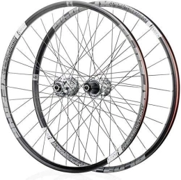 GAOTTINGSD Spares Wheel Mountain Bike Mountain bike wheels, bike wheelset 26 / 29 / 27.5 inches front rear wheelset double-walled rim quick release disc brake 32 holes 4 Palin 8-11 speed ( Color : Gray , Size : 27.5in )