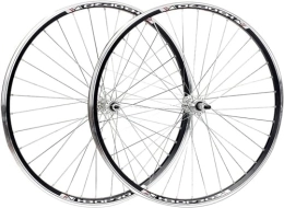 HAENJA Spares Wheels Mountain Bike Wheelset 26 '' Bicycle Rim V Brake MTB Wheels Bolt On Solid Shaft Hub (Color: Black, Size: 20inch) Wheelsets (Color : Silver, Size : 20inch)