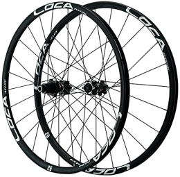 SJHFG Mountain Bike Wheel Wheelset 26 / 27.5 / 29" Bike Front and Rear Wheelsets, 24 Holes MTB Ultralight Aluminum Alloy Wheels Thru Axle Disc Brakes Rim 12 Speed road Wheel (Color : Silver, Size : 29")