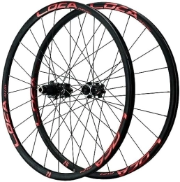 Samnuerly Spares Wheelset 26" / 27.5" / 29" Bike Front Rear Wheelset, 24 Holes Ultralight Alloy Mountain Bike Wheel Disc Brake MTB Bicycle Rims 12 Speed Thru Axle road Wheel