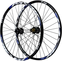 HCZS Mountain Bike Wheel Wheelset 26 / 27.5 / 29'' Cycling Wheelsets, Aluminum Alloy Double Wall MTB Rim Disc Brakes 12 / 15MM Barrel Shaft Rear Front and Rear Wheels road Wheel