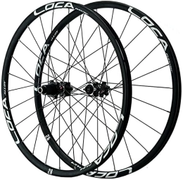 SJHFG Mountain Bike Wheel Wheelset 26" / 27.5" / 29" MTB Front and Rear Wheel, Thru Axle Disc Brake 700c Cycling Wheels Rim 24H Hub for 7 / 8 / 9 / 10 / 11 / 12 Speed Cassette road Wheel (Color : Silver, Size : 700C)