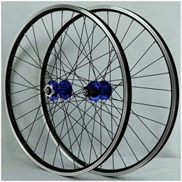 HCZS Mountain Bike Wheel Wheelset 26 / 27.5 / 29In MTB Bicycle Wheelset, Double Wall Alloy Rims 24H Disc / Rim Brake Bike Wheel QR Sealed Bearing Hubs 7-11 Speed Cassette road Wheel