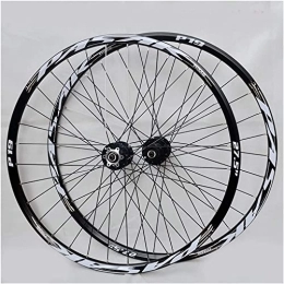 HCZS Mountain Bike Wheel Wheelset 26 / 27.5 / 29Inch Bicycle Wheelset, Hub Self-Made Cassette Disc Brake QR 7 / 8 / 9 / 10 / 11Speed 32H Sealed Bearing MTB Double Layer Rim road Wheel