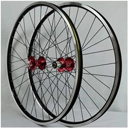 HCZS Mountain Bike Wheel Wheelset 26 / 27.5 / 29Inch MTB Bike Wheel, 24H Double Wall Alloy Disc / V Brake Wheelset QR Sealed Bearing Hubs 6 Pawls 7-11 Speed Cassette road Wheel