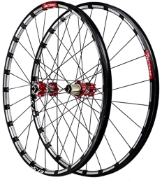 Samnuerly Spares Wheelset 26 / 27.5inches Bike Wheelset, Aluminum Alloy Hub 24 Holes Quick Release 7 / 8 / 9 / 10 / 11 / 12 Speed Card Flying Mountain Bike Cycle Wheel road Wheel