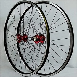 Samnuerly Mountain Bike Wheel Wheelset 26 Inch Front and Rear Wheel, Disc / V Brake Quick Release Alloy Rim Front 2 Rear 4 7-11Speed QR Mountain Bike Wheel road Wheel