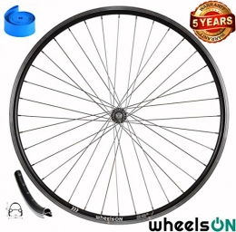 wheelsON Mountain Bike Wheel wheelsON 700c 28" Front Wheel Mountain Bike / Hybrid Double Wall 36H Black *5 Years Warranty*