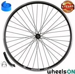 wheelsON Mountain Bike Wheel WheelsON 700c 28" Front Wheel Mountain Bike / Hybrid Double Wall 36H Black*5 Years Warranty*