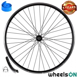 wheelsON Mountain Bike Wheel WheelsON 700c 28" Rear Wheel Hybrid / Mountain Bike Double Wall 36H Black*5 Years Warranty*