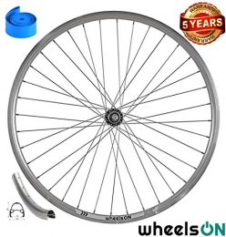 wheelsON Mountain Bike Wheel WheelsON 700c 28" Rear Wheel Hybrid / Mountain Bike Double Wall 36H Silver *5 Years Warranty*